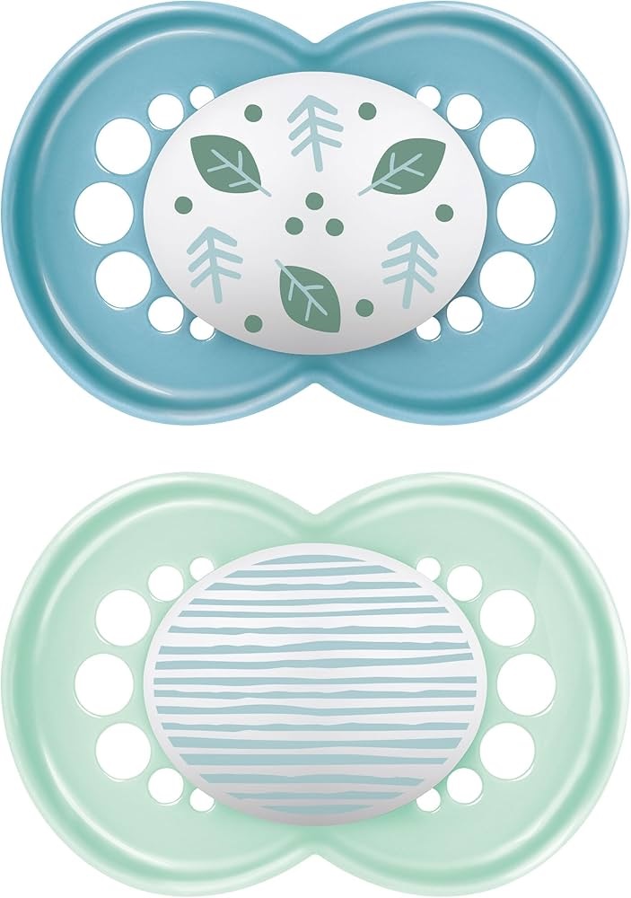 MAM CHUPETE ORIGINAL 6M+ SILIC 2UN AZUL