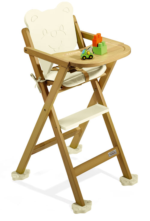 TRONA PLEGABLE OSITO REF.01241 ABETO/BEIG HIELO