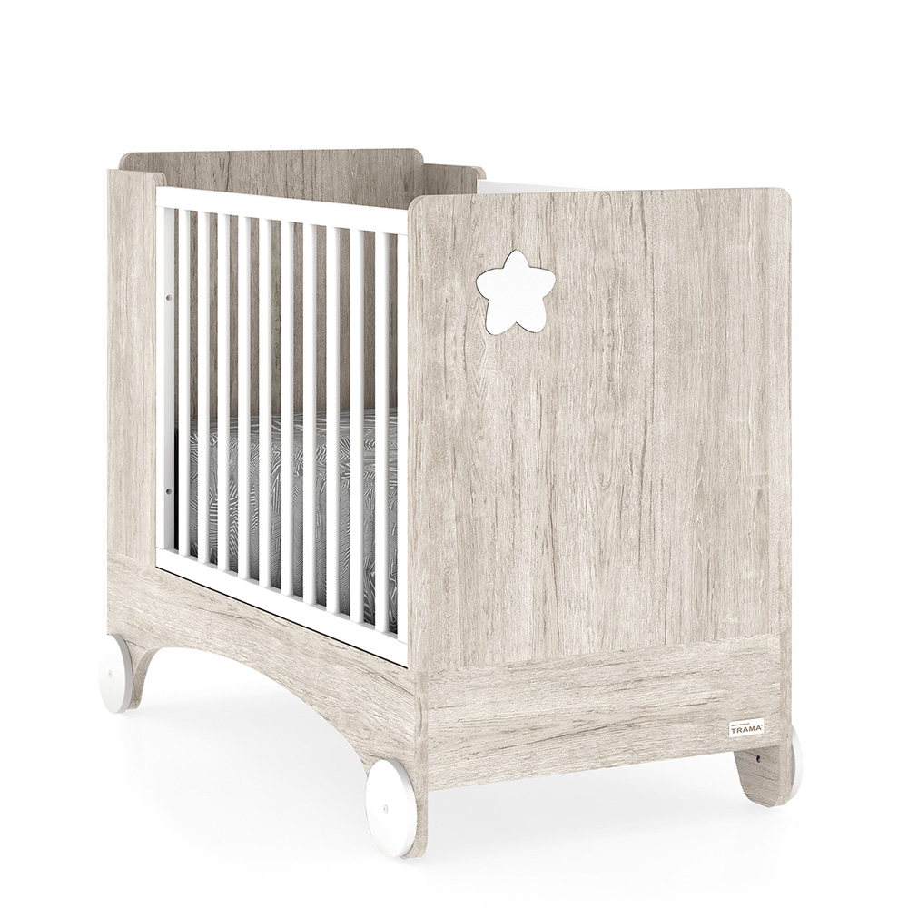 CUNA STELLA REF.04722E ROBLE CAST/BLANCO