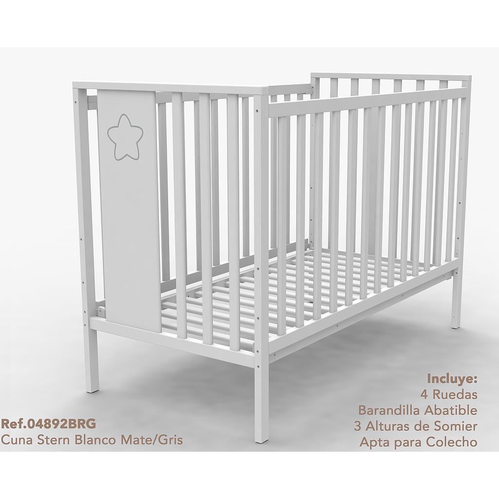 CUNA COLECHO STERN BLANCO MATE/GRIS