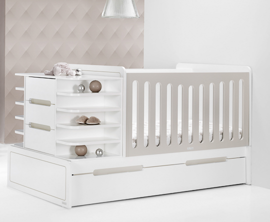 COMBI DESIGN BLANCO MATE/TIERRA CLARO