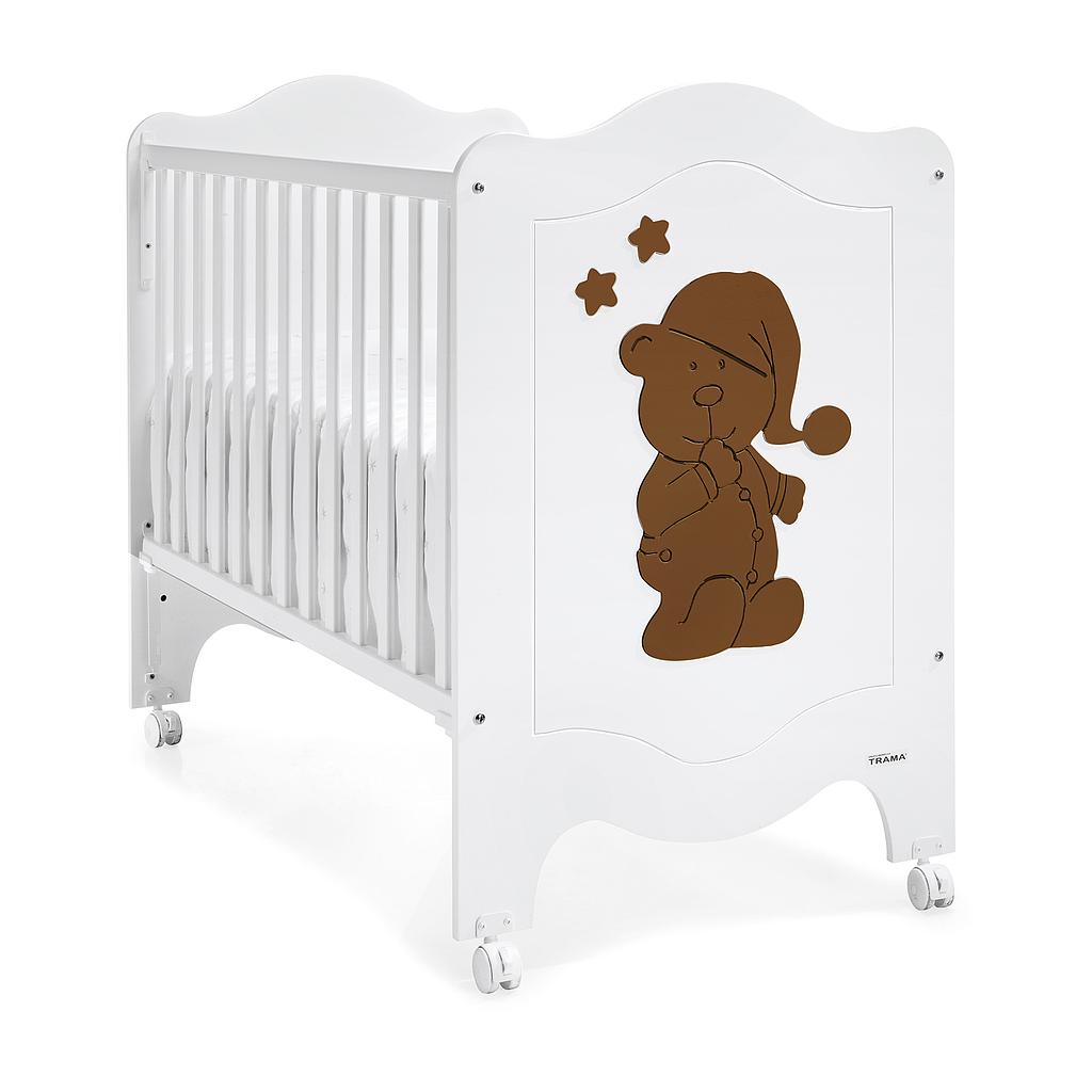 CUNA SLEEPY BEAR REF.06932 BCO/CHOCOLATE