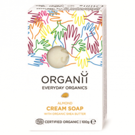 JABON PASTILLA ORGANII ALMENDRA 100GR