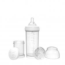 TWISTSHAKE BIBERON ANTICOL.260ML BLANCO +2M