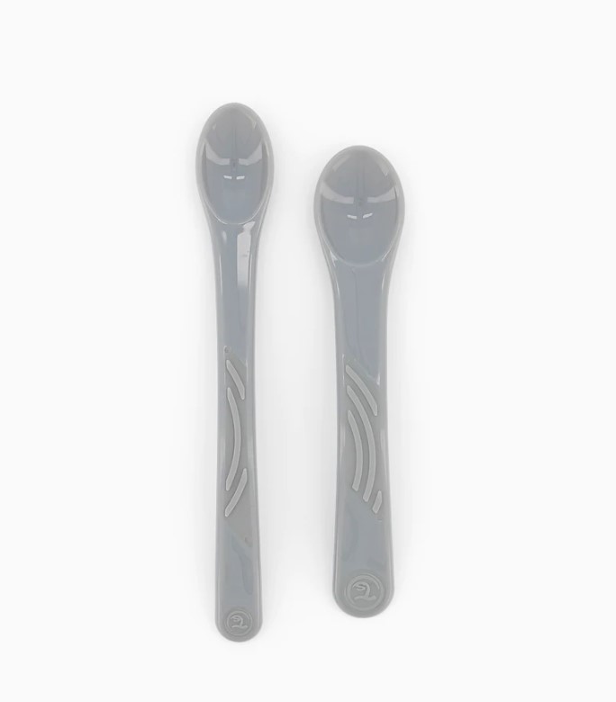 CUCHARAS RECTAS 6M+ 2UN PASTEL GRIS