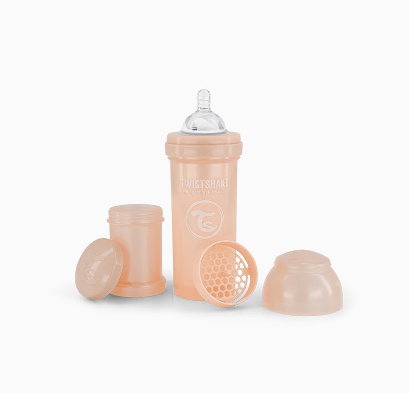 TWISTSHAKE BIBERON 260ML PASTEL BEIGE +2M
