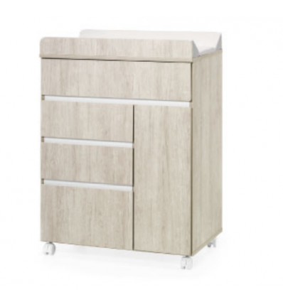 COMODA COOL REF.17954 ROBLE CAST/BLANCO