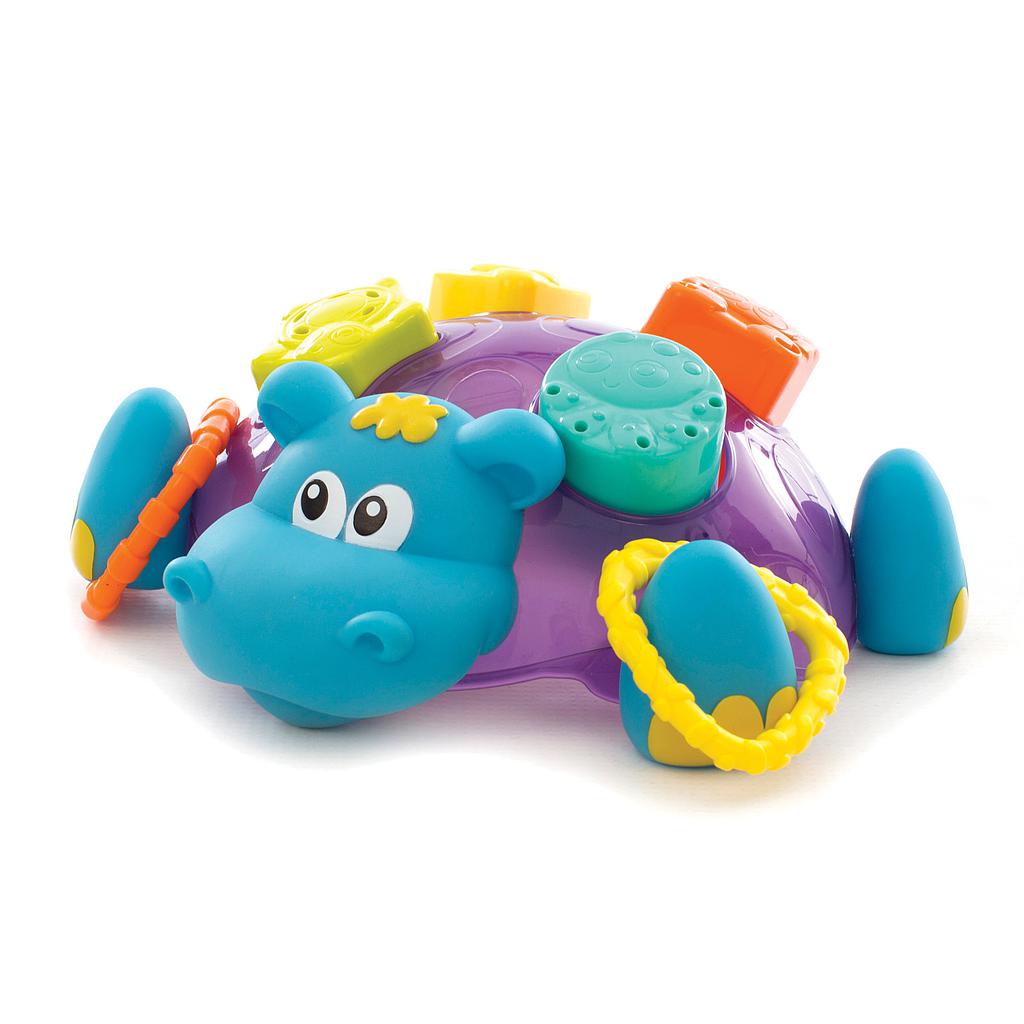 HIPOPOTAMO FLOTA Y JUEGA