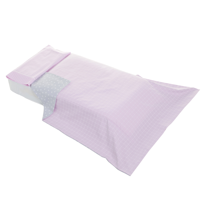 COLCHA I/V 60X130 LOVELY 1 GRIS/ROSA