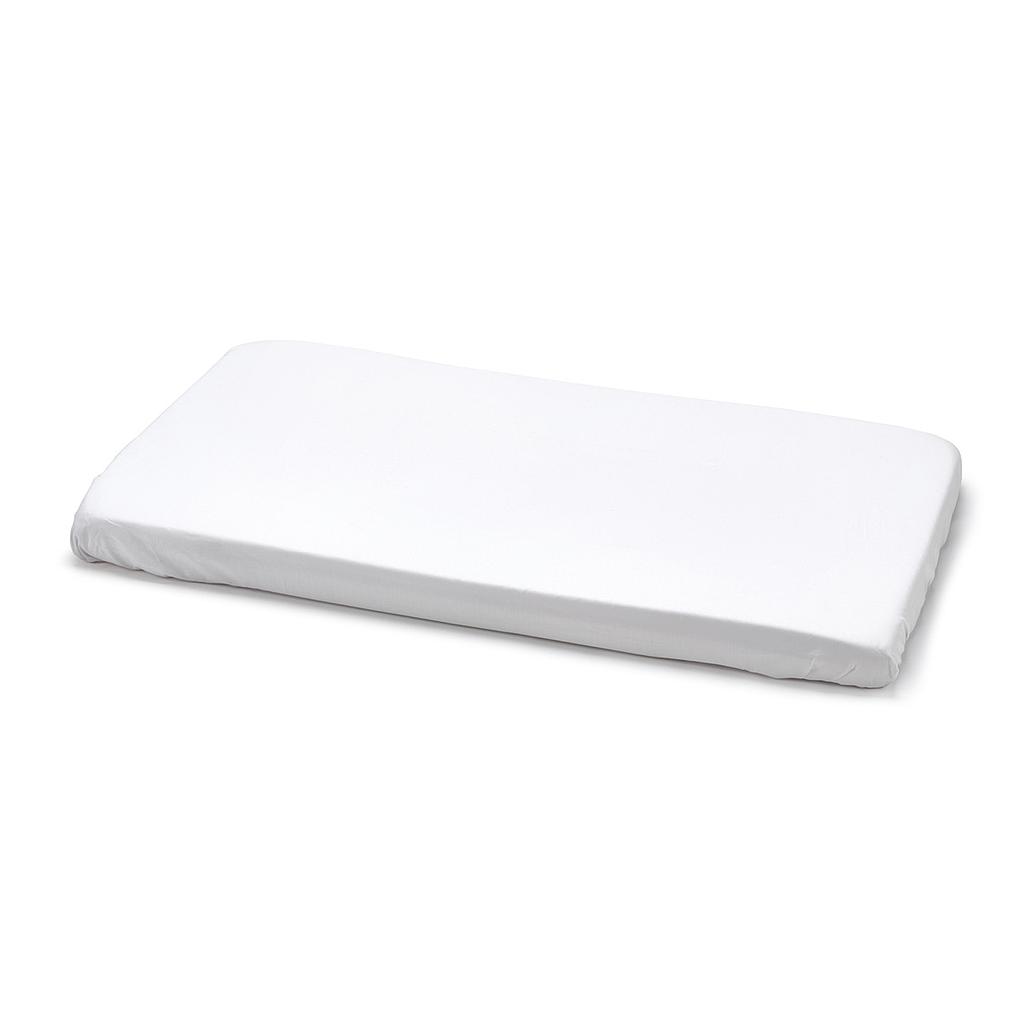SABANA BAJERA CAMITA 46X72 BLANCO LISO