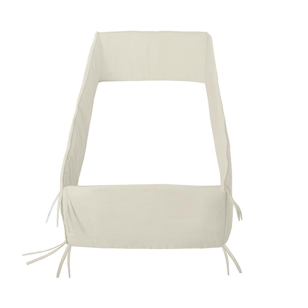 PROTECTOR DE CUNA 360 LISO BEIG 360X30CM