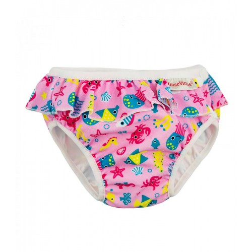 BAÑADOR PAÑAL ROSA CARIBE T.S