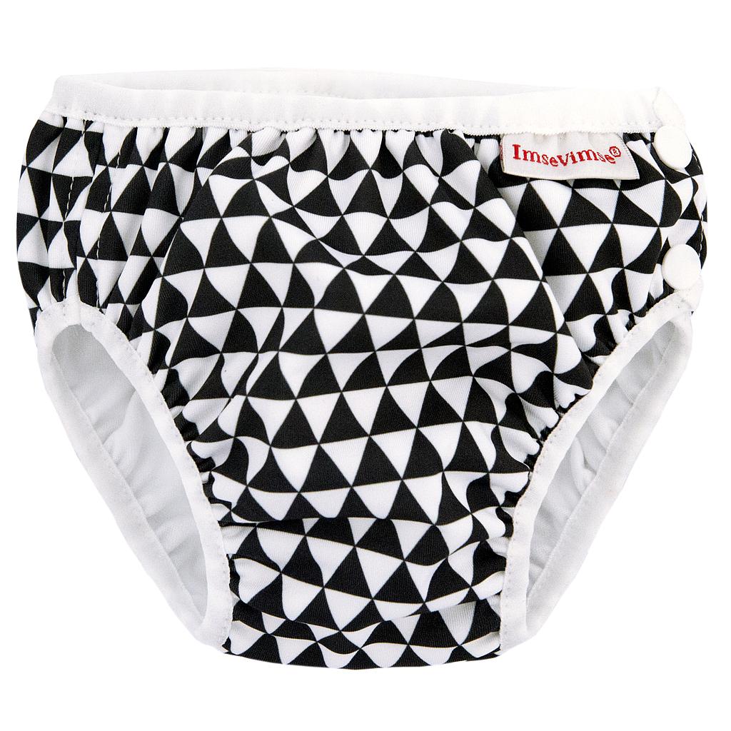 BAÑADOR PAÑAL PICOS NEGROS T.S