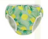 BAÑADOR PAÑAL VERDE PIÑAS T.S