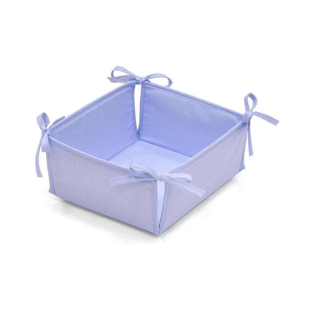 CANASTILLA CESTA PARA REGALO LISO CELEST