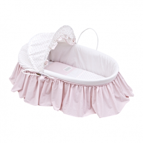 CAPAZO C/CAPOTA UNE STAR ROSA 47X84CM