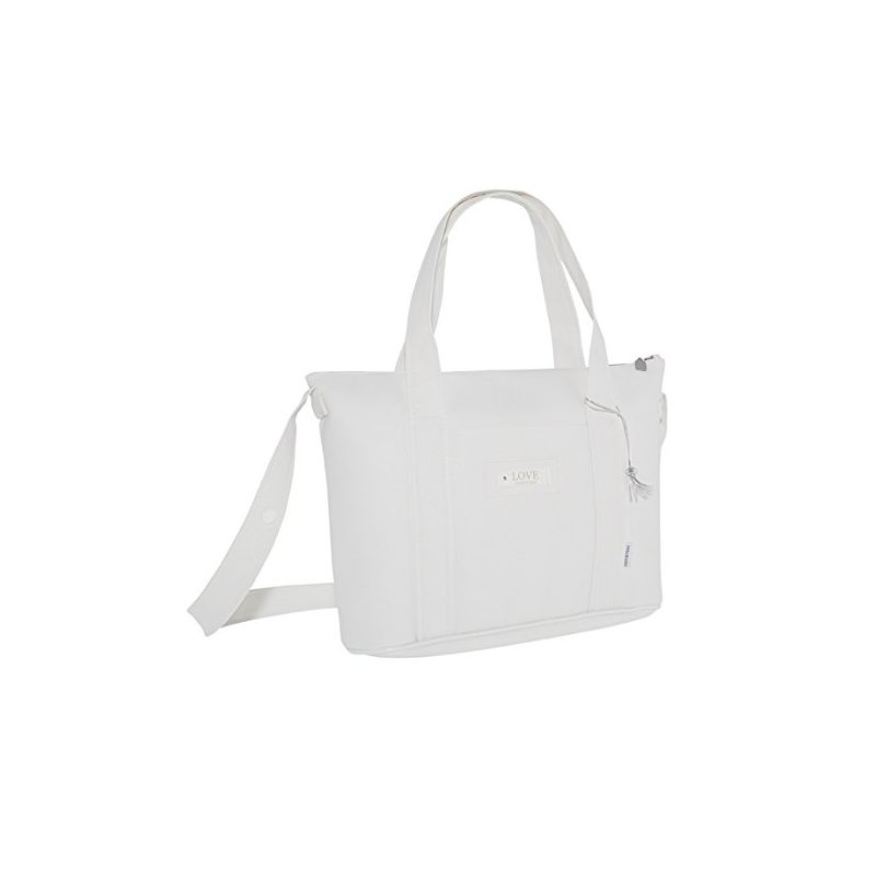 BOLSO MATERNAL POCKET SWAROVSKI BLANCO