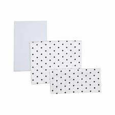 SABANA CAPAZO 3PCS DOTS CELESTE