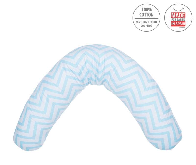 ALMOHADA DE LACTANCIA ERGO ZIGZAG CELEST