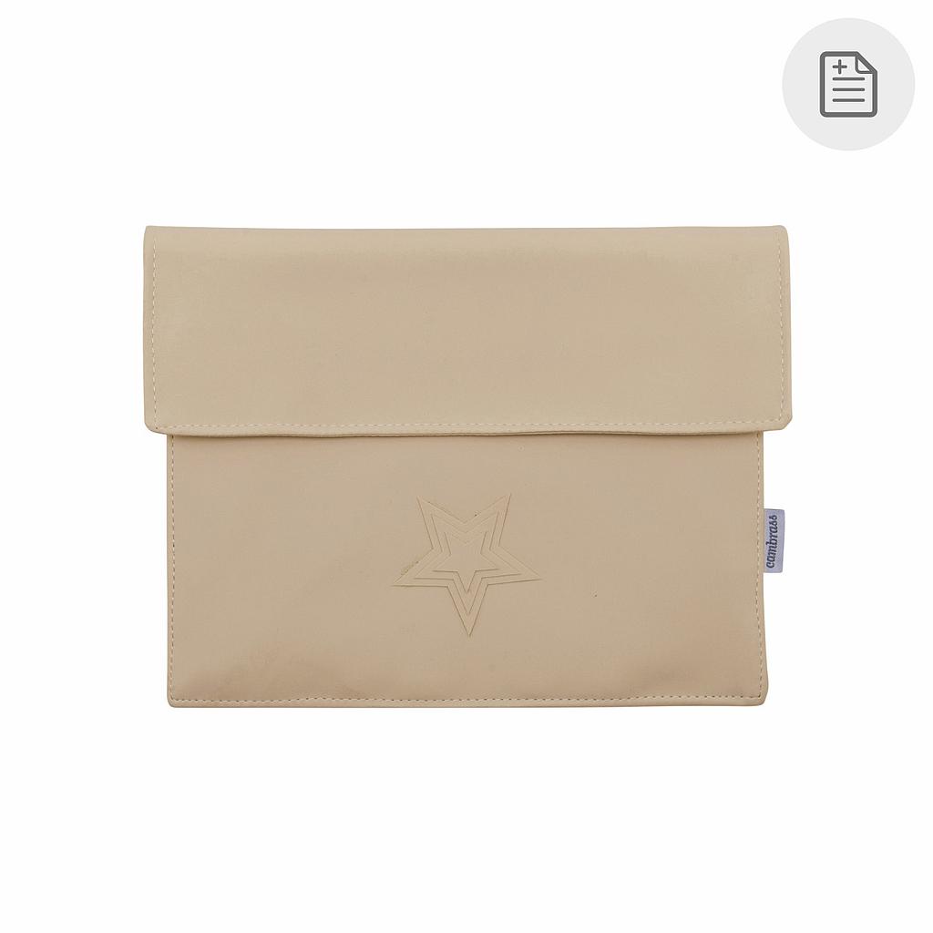 PORTADOCUMENTOS MATE CAMEL 17X25CM