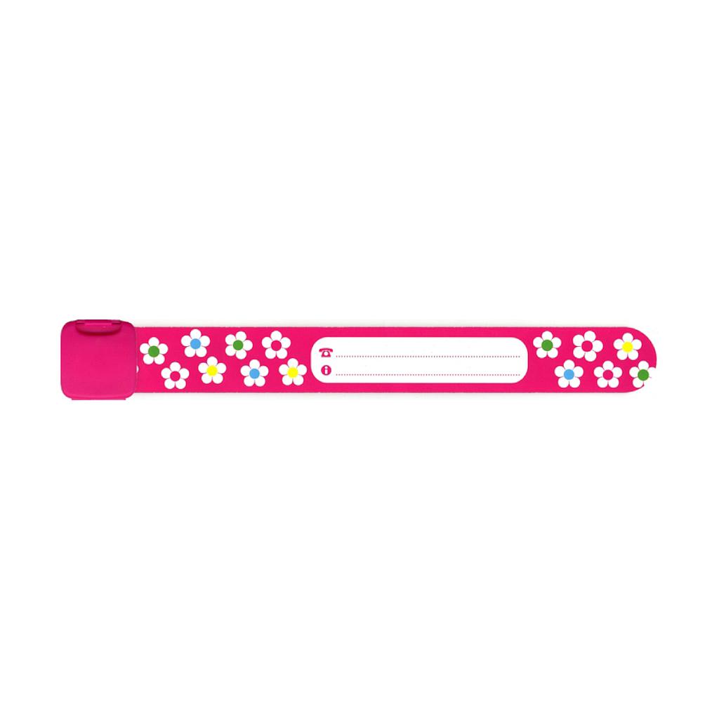 PULSERA INFOBAND FLORES RETRO