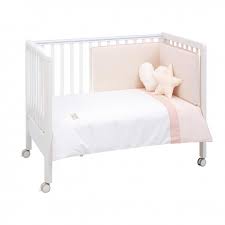 JUEGO 4PCS COLCHA CUNA 60 ASTRA ROSA