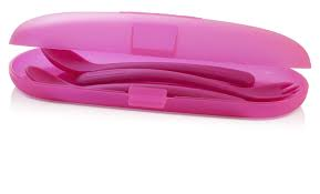 SET ESTUCHE CUBIERTOS PICNEAT PINK