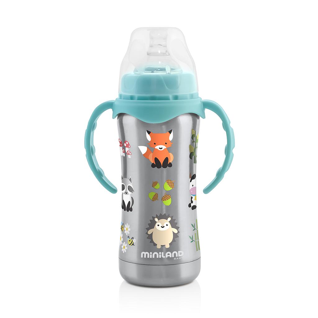 BOTELLA TERMICA THERMOBABY SILVER 180ML