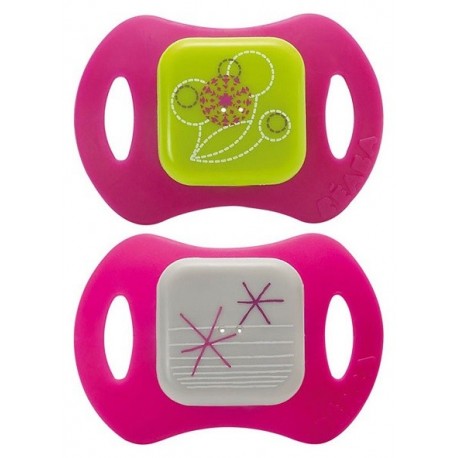 LOTE 2 CHUPETES ANATOMICOS SILICONA 2ºEDAD GIPSY