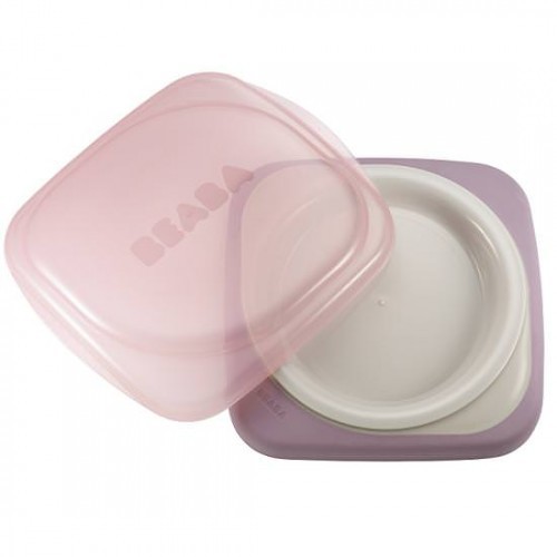 PLATO EVOLUTIVO "SOFT" PASTEL AZUL/ROSA