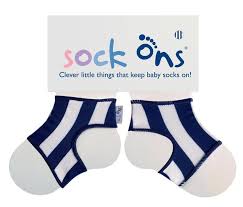 SOCK ONS AZUL RAYAS 6-12 MESES