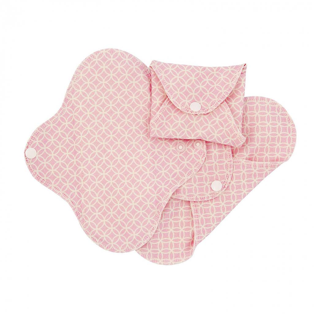 SALVA SLIP ROSA GEOMETRIC ALG ORG 3UNDS