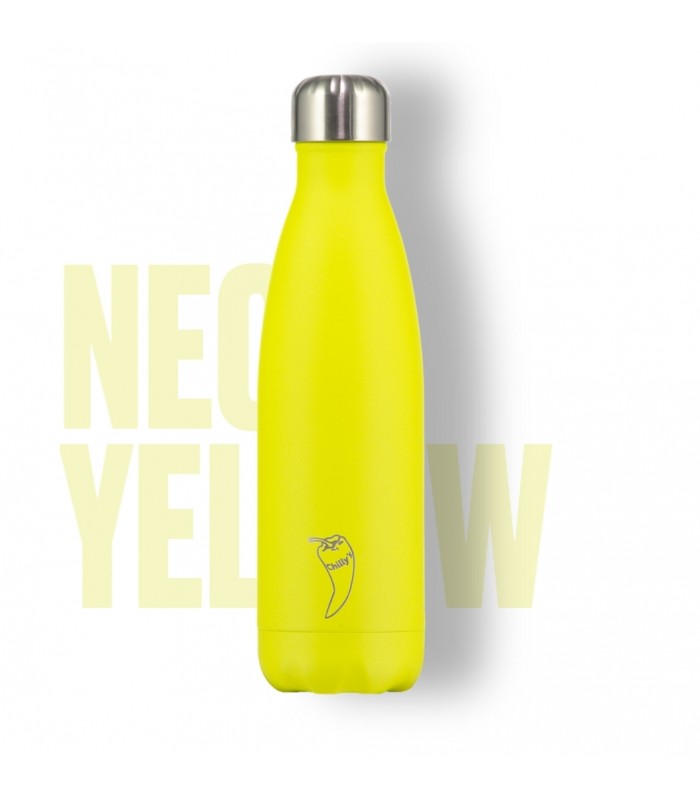 BOTELLA CHILLY'S 500ML NEON AMARILLO
