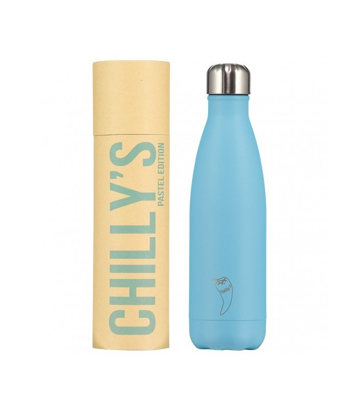 BOTELLA CHILLY'S 500ML PASTEL AZUL