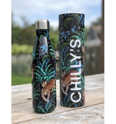 BOTELLA CHILLY'S 500ML LEOPARDO