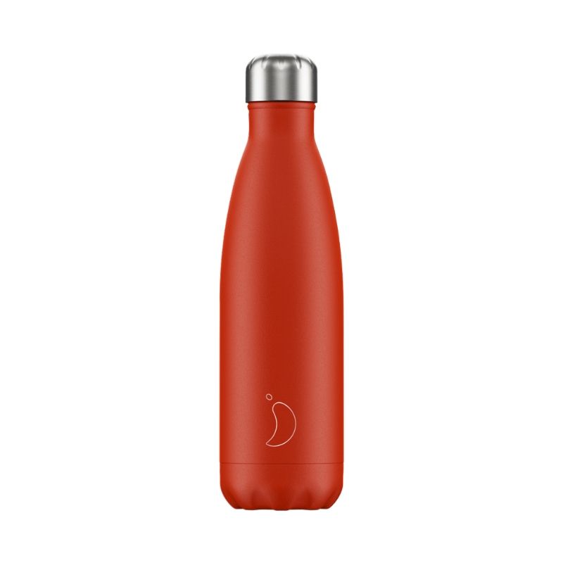 BOTELLA CHILLY'S 500ML NEON ROJO