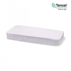 SABANA BAJERA IMP.CUNA 60 TENCEL BLANCO