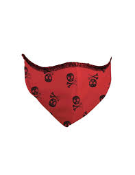 MASCARILLA FULI SKULL ROJO TALLA S