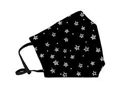 MASCARILLA FULI ESTRELLAS NEGRO TALLA L