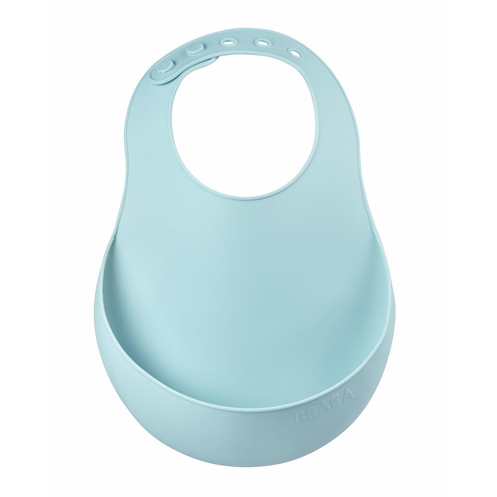 BABERO SILICONA VERDE AGUA