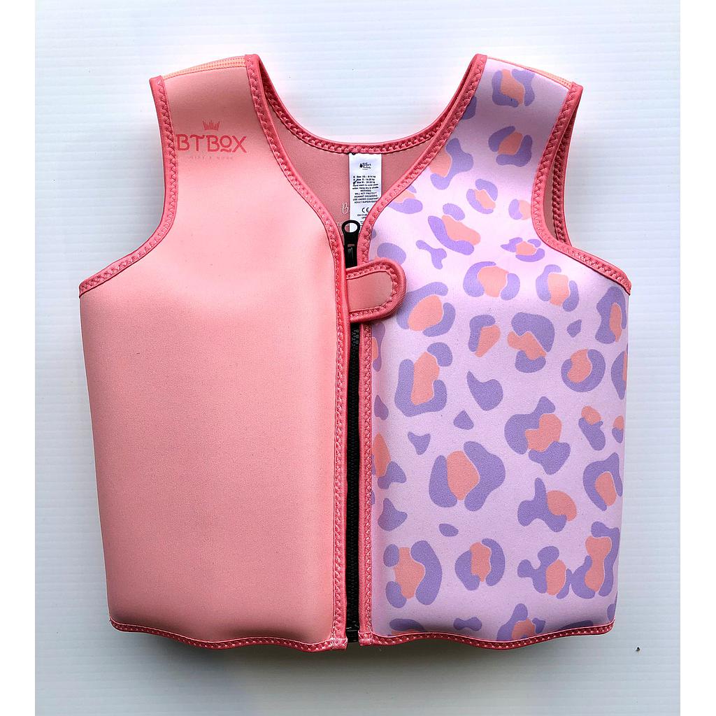 CHALECO FLOTADOR ANIMAL PRINT 9-14KG TALLA XS