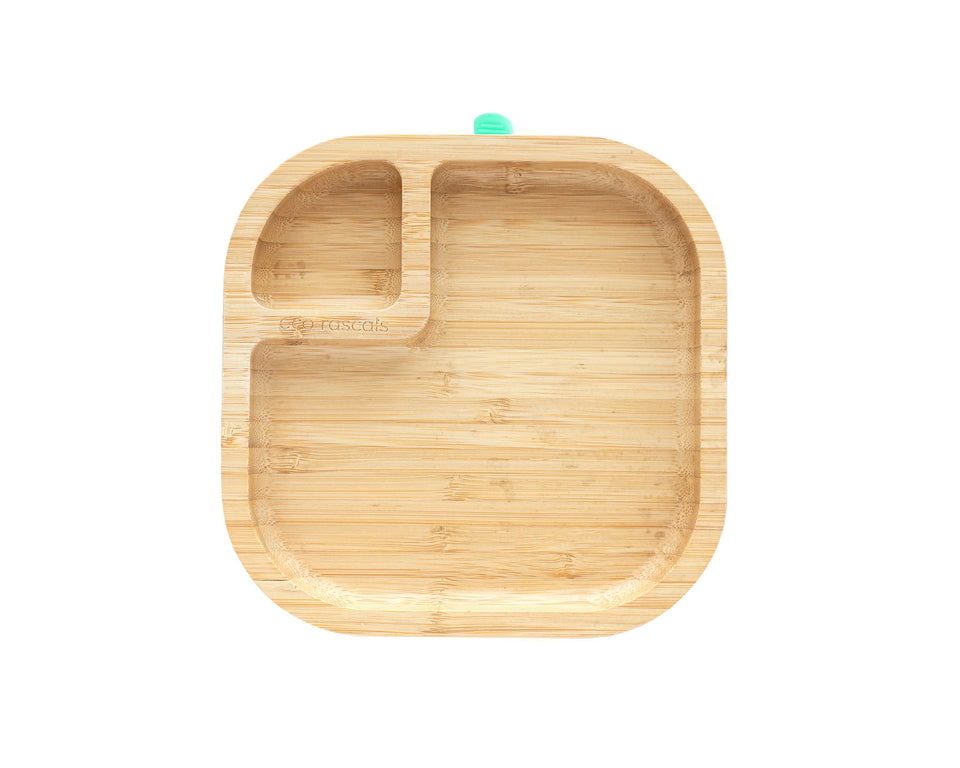 PLATO BAMBOO BABY VERDE  ECO RASCALS