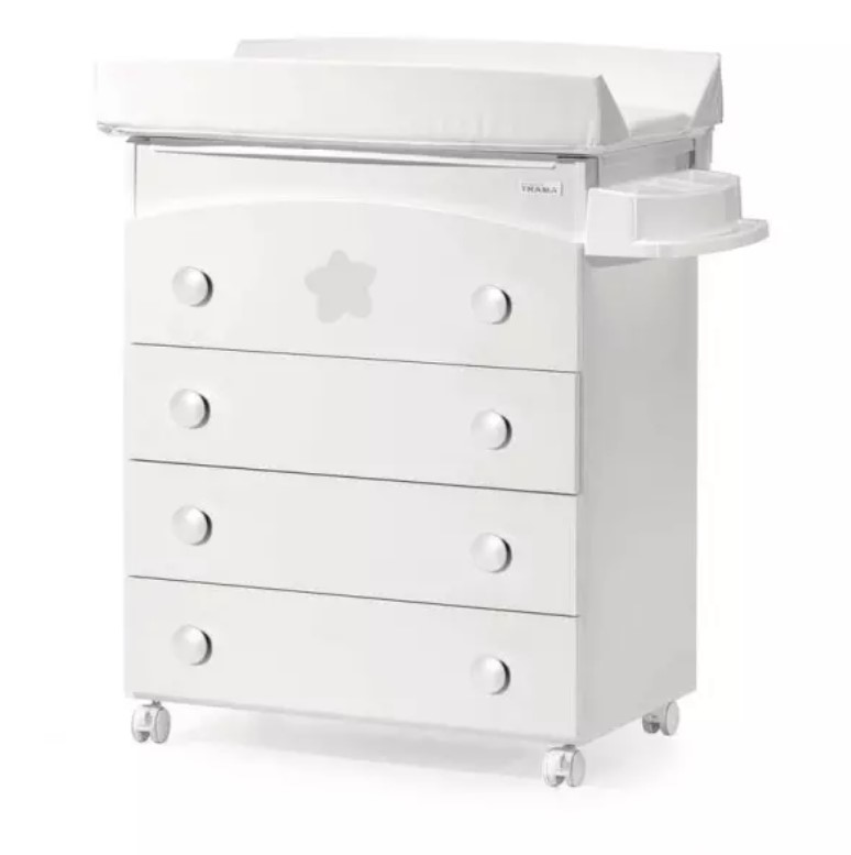 MUEBLE BAÑERA BIG STAR 26964 BLANCO/PLATA