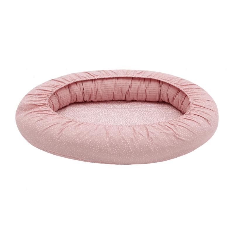 CUNA NIDO BEBE FOREST 55X90X15CM ROSA