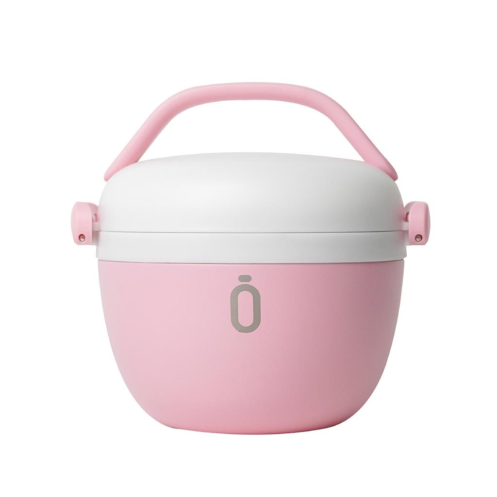 TERMO PORTALIMENTOS RUNBOTT LUNCH 700 ml BLANCO/ROSA