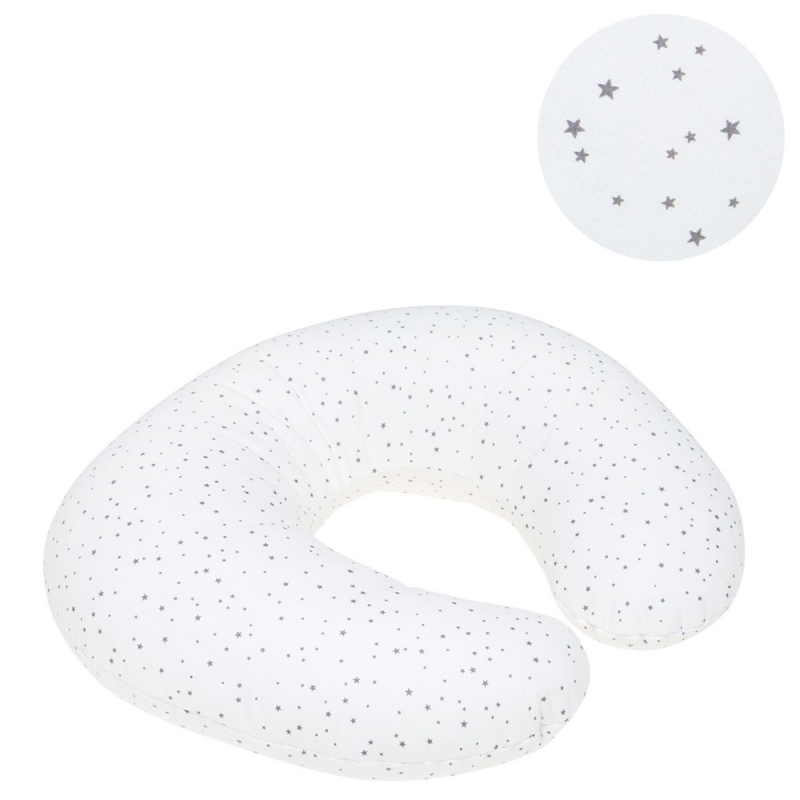 ALMOHADA DE LACTANCIA ASTRA GRIS/ESTRELLA
