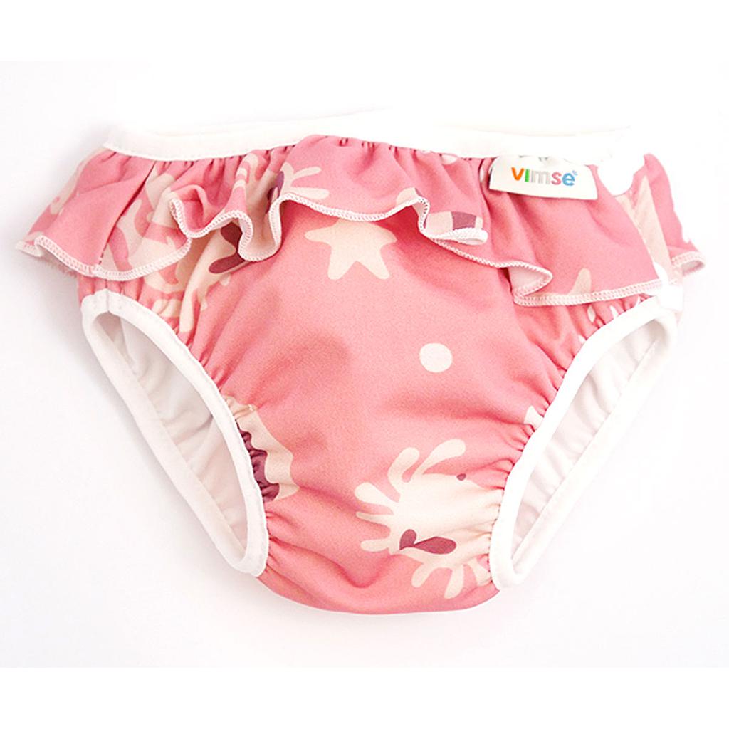 BAÑADOR PAÑAL WHALE ROSA T.L