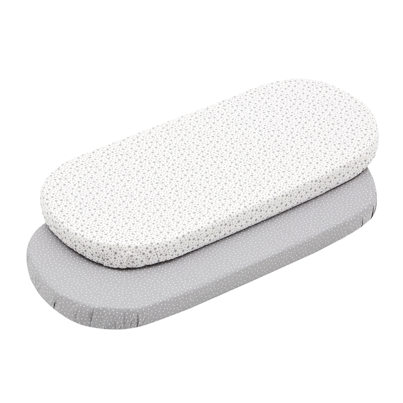 SABANA BAJERA CAPAZO/MOISES PACK 2 UNDS FOREST GRIS