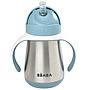 TAZA INOX 250ML C/CAÑITA C/ASAS WINDY BLUE