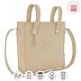 BOLSO PANIER MATE CAMEL 10X34X33 CM